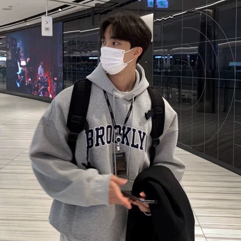 美式重磅純棉連帽大學T｜厚磅保暖長袖衛衣｜YP STYLE