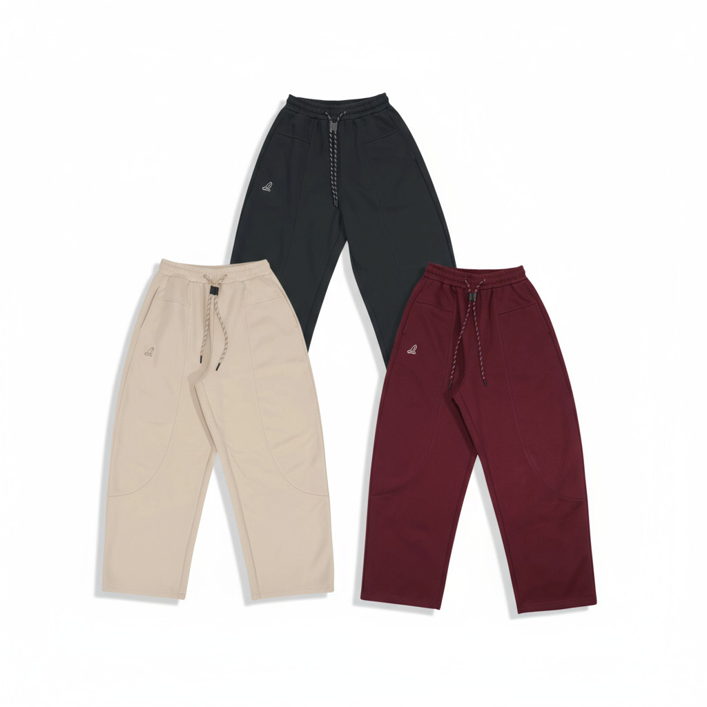 KANGOL 長褲 黑 卡其 酒紅 寬版 繭型褲 棉褲 三色 女 6552150120 6552150131 6552150140