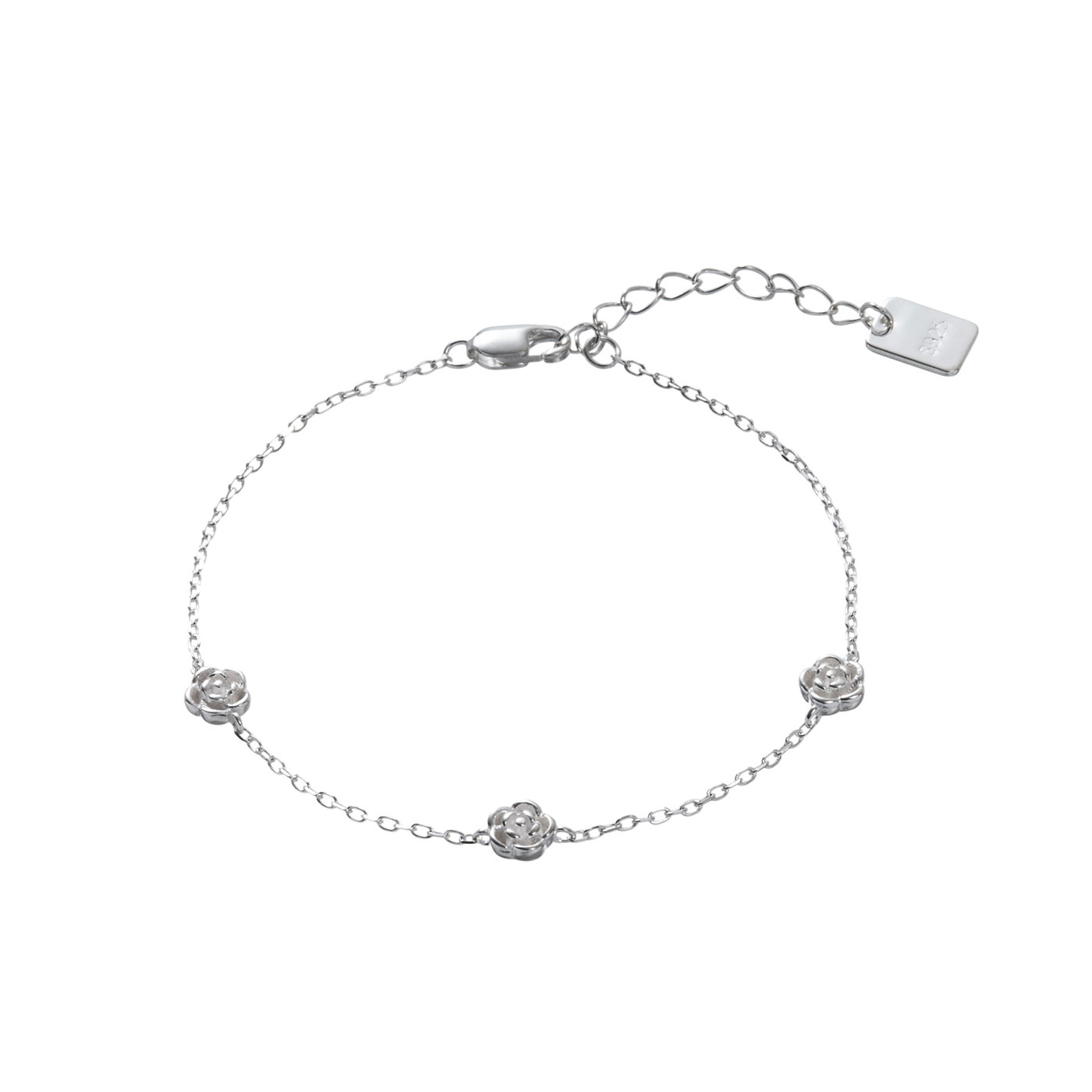 平價飾品,純銀,玫瑰,花,手鍊