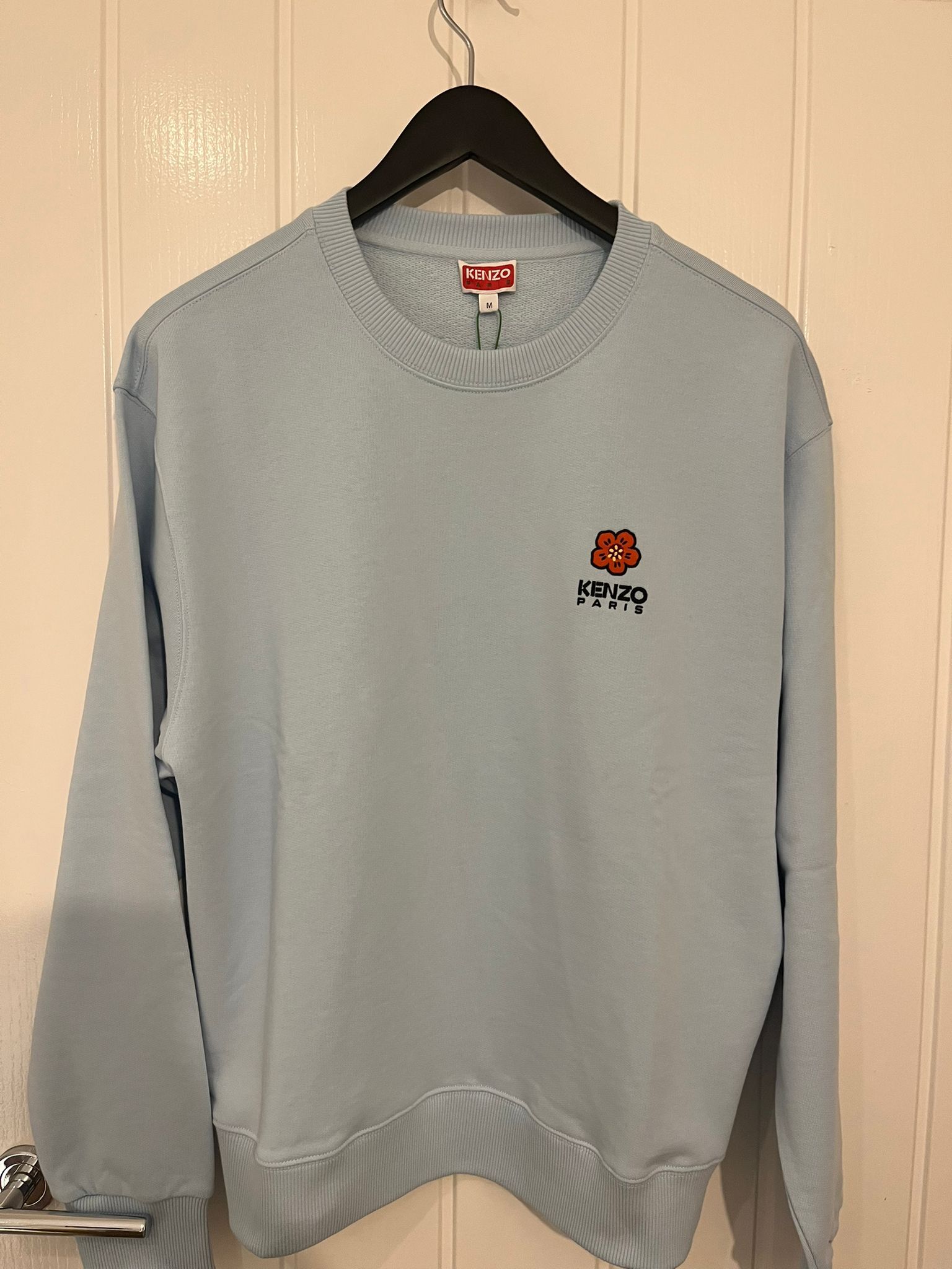 【現貨】KENZO LL1031430 男裝圓領衛衣 天藍色 (E5 53W440 4MF)