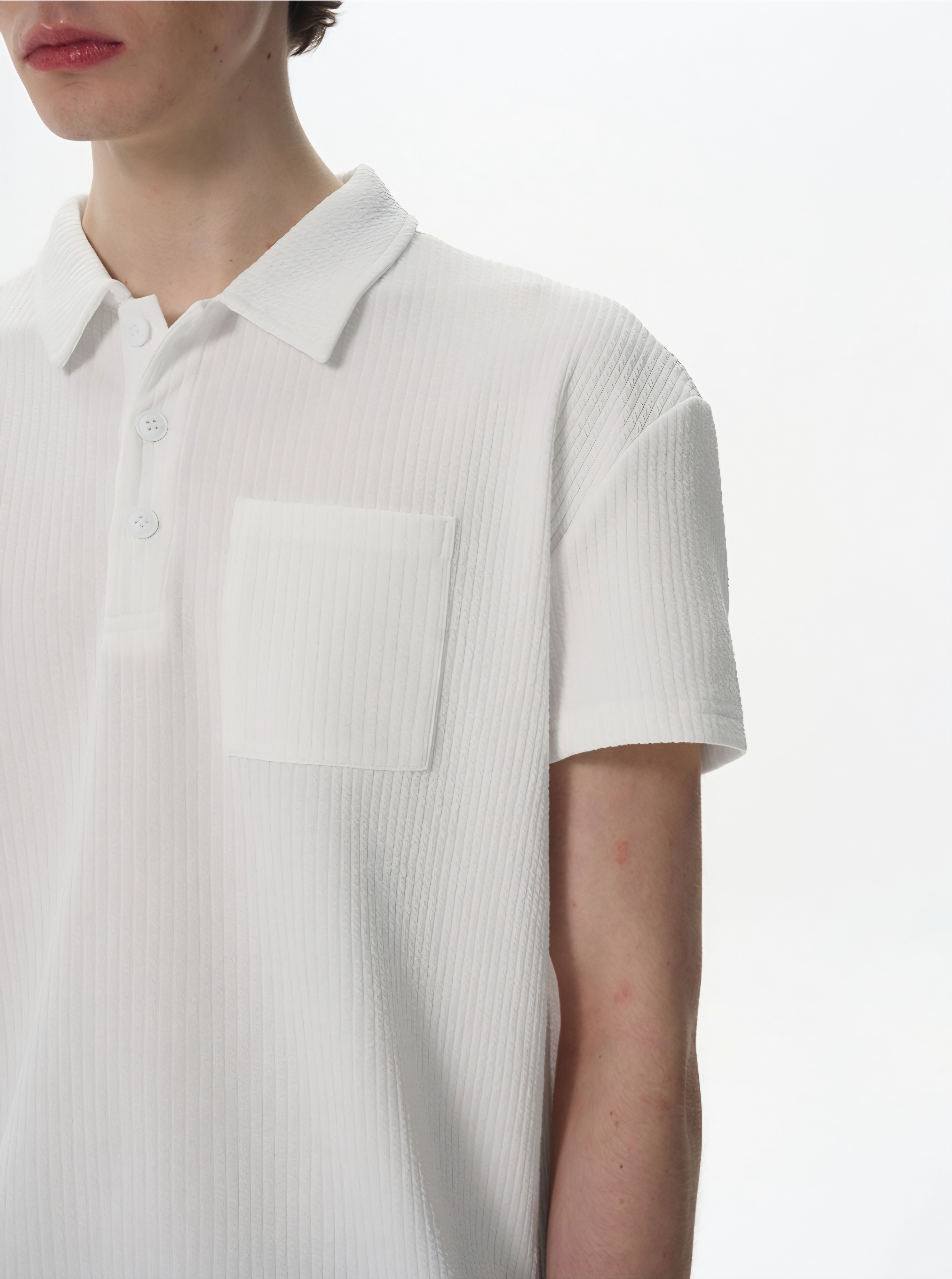 040. Textured Polo Shirt