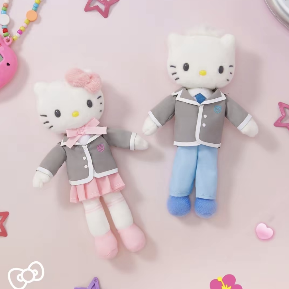 SANRIO 三麗鷗 HELLO KITTY 丹尼爾 長腿吊飾 百變裝扮 凱蒂貓 絨毛吊飾 精緻 日常穿搭 配件