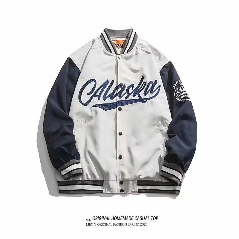 百搭棒球帥氣外套｜美式休閒拼接夾克｜熱銷萬件・經典不敗款｜YP STYLE
