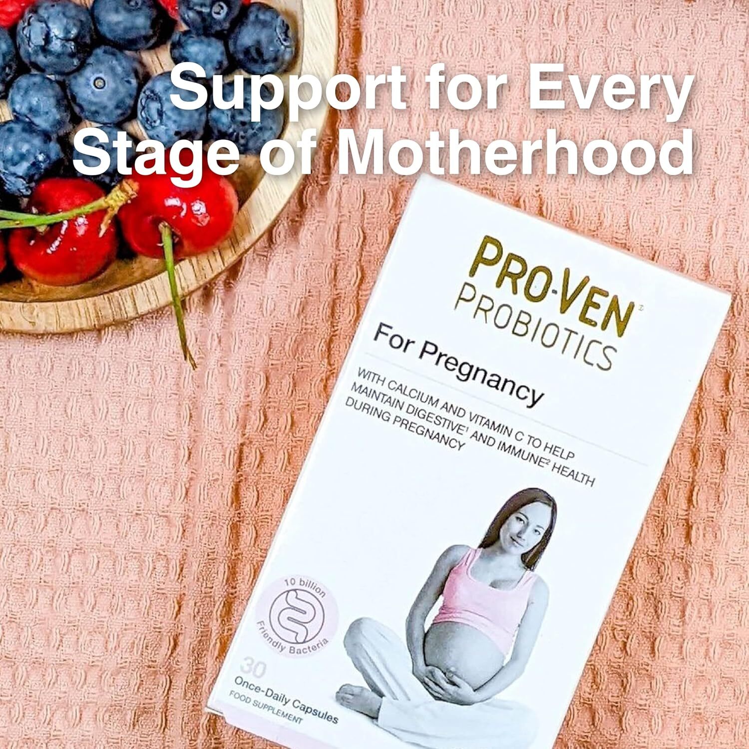 【直播】PRO-VEN LL1031109 Biotics For Pregnancy 孕婦及哺乳期 專用配方益生菌膠囊(30粒)