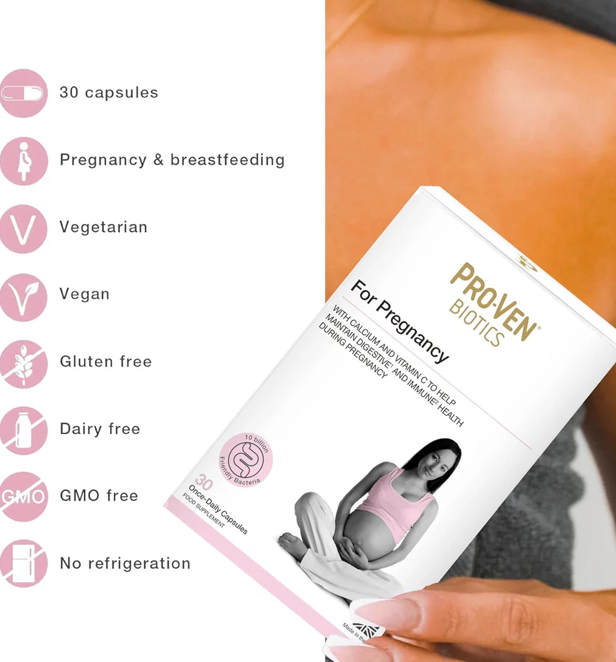 【直播】PRO-VEN LL1031109 Biotics For Pregnancy 孕婦及哺乳期 專用配方益生菌膠囊(30粒)