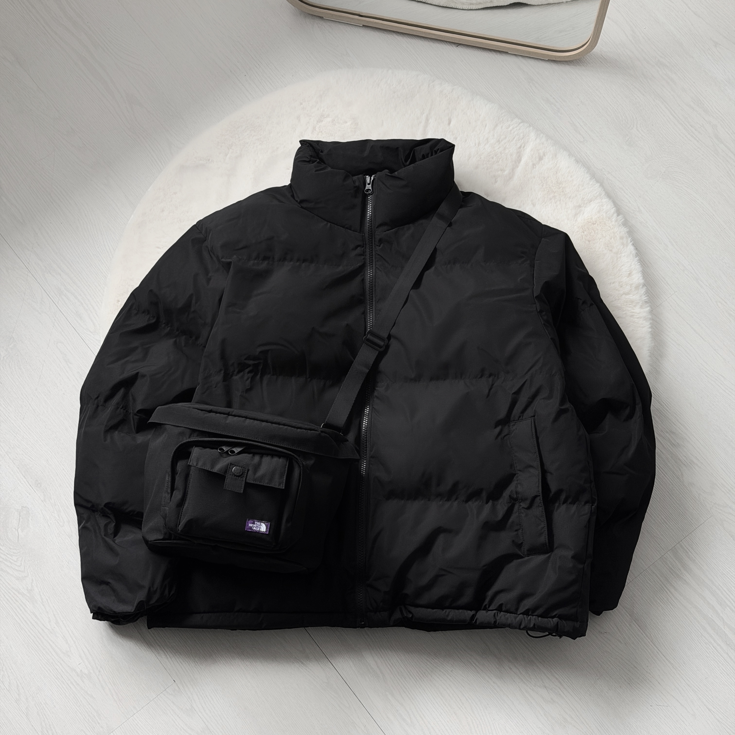 現貨 | Mono-mart Stand Collar Drawstring Padded Jacket 夾棉 防潑水