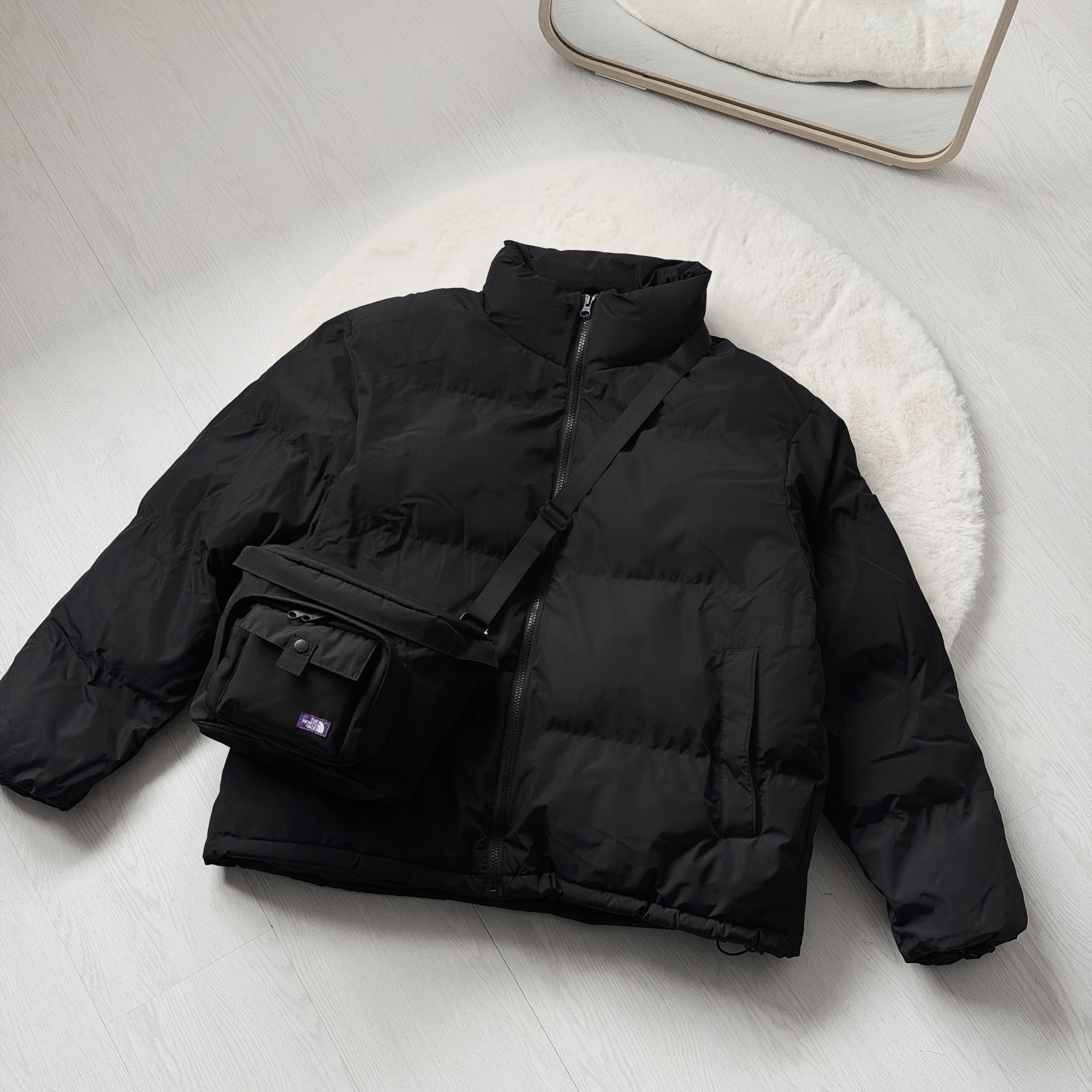 現貨 | Mono-mart Stand Collar Drawstring Padded Jacket 夾棉 防潑水