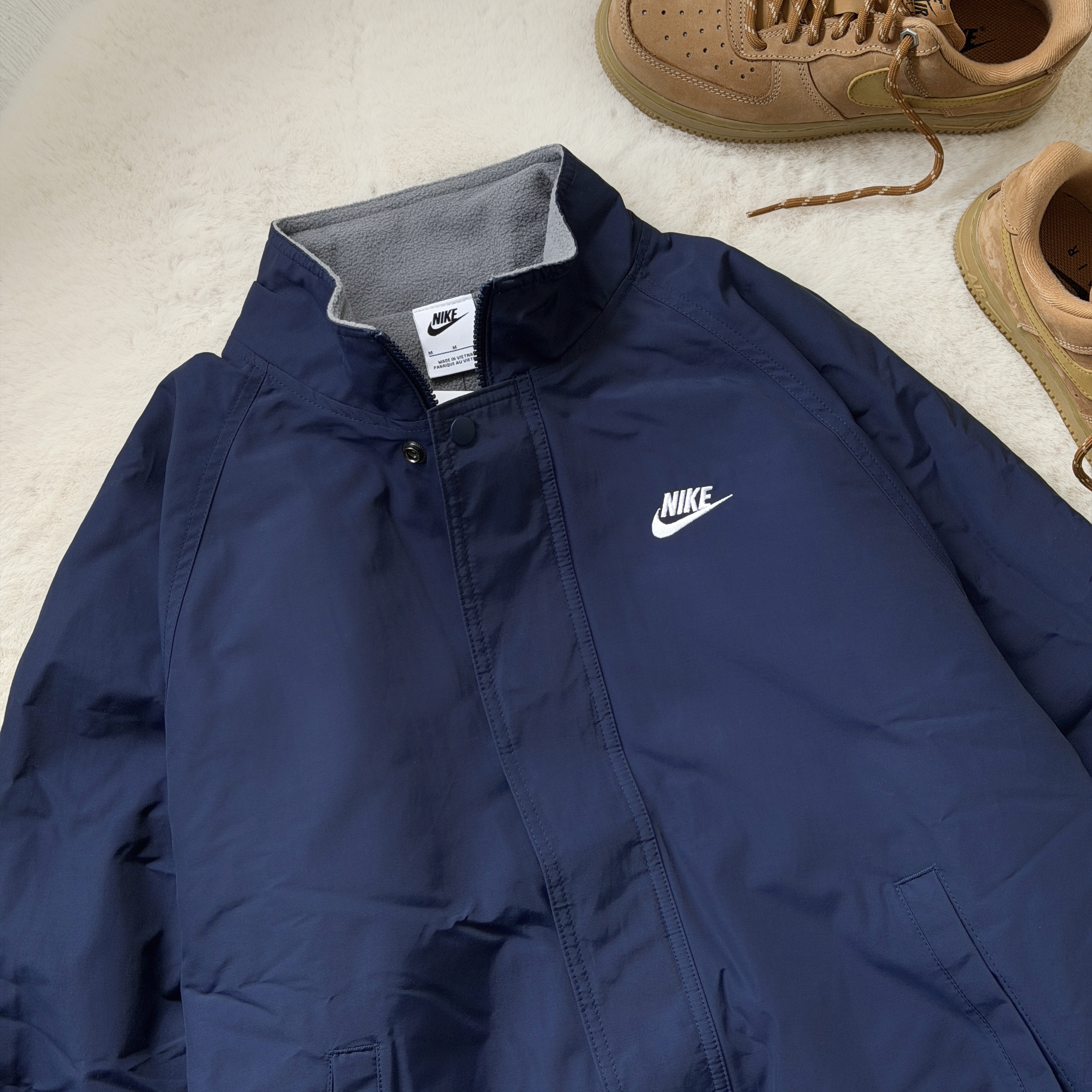 現貨 | Nike AS M Club Futura Jacket 尼龍 搖粒絨