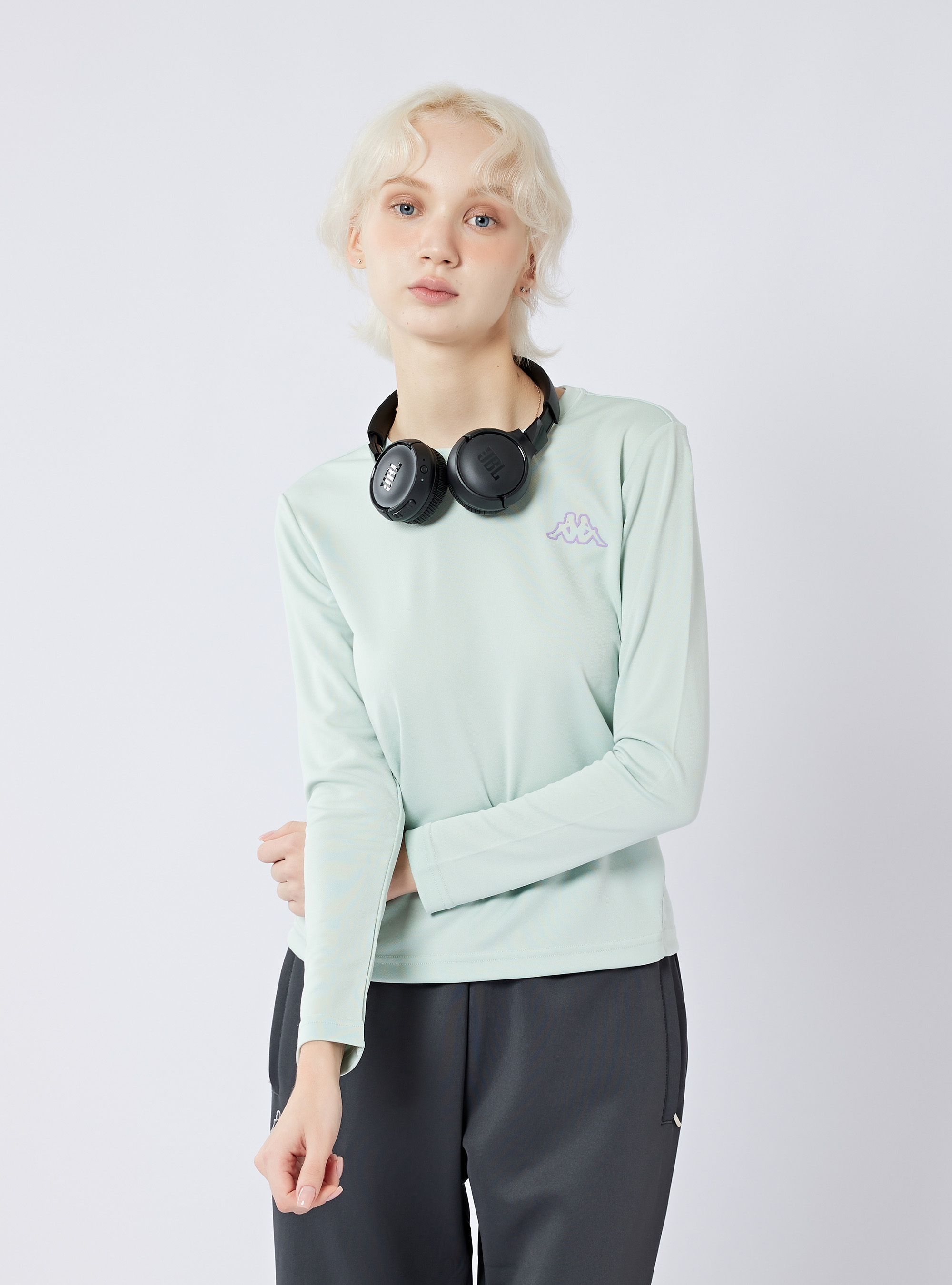 女款 休閒圓領長袖上衣