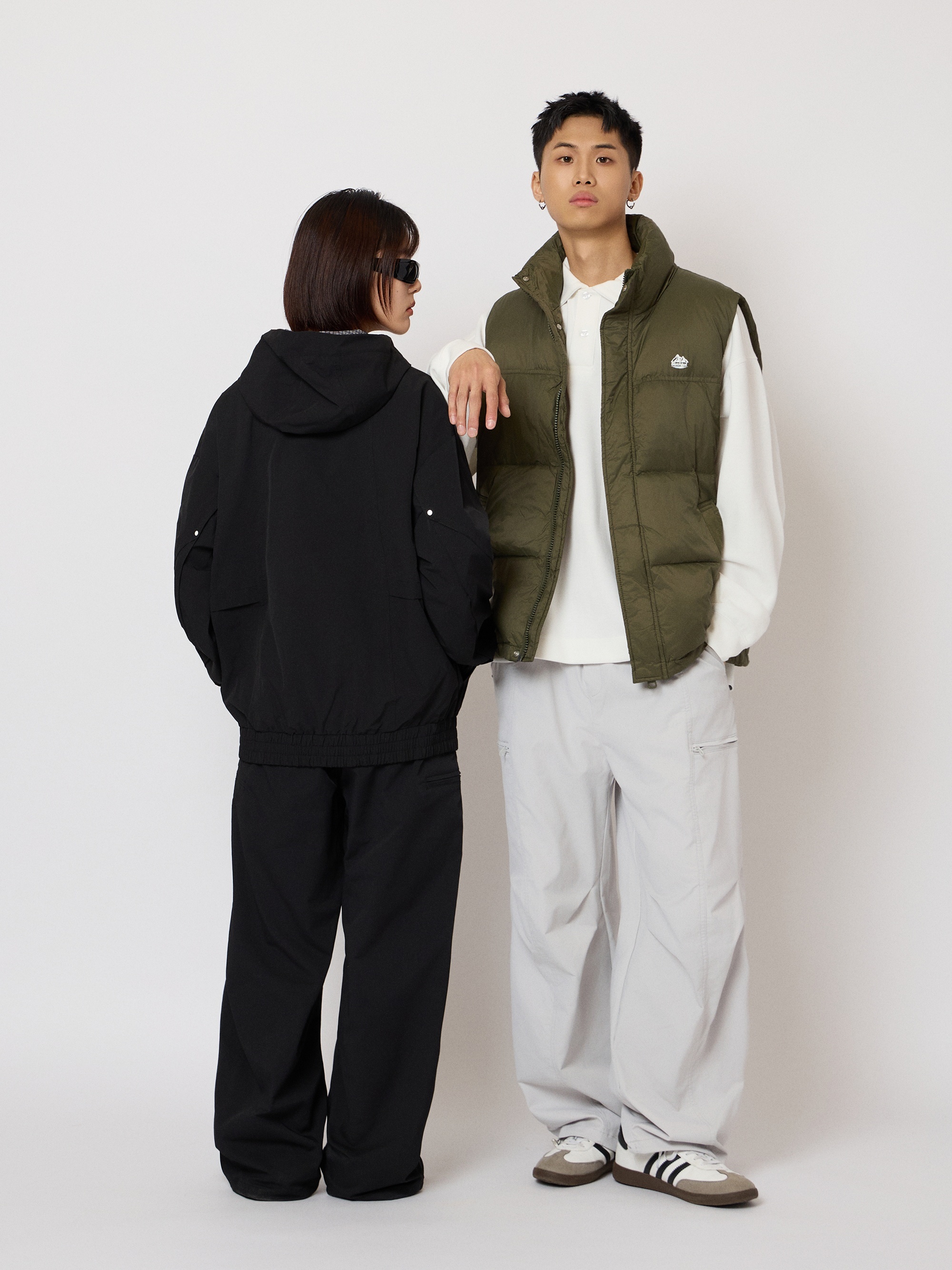 都市機能抽繩長褲