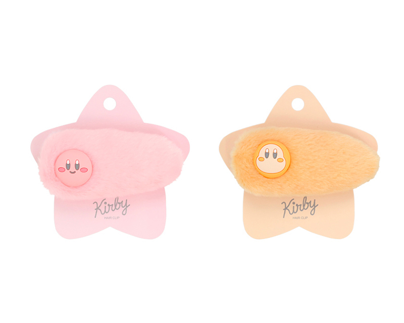 星之卡比毛毛髮夾