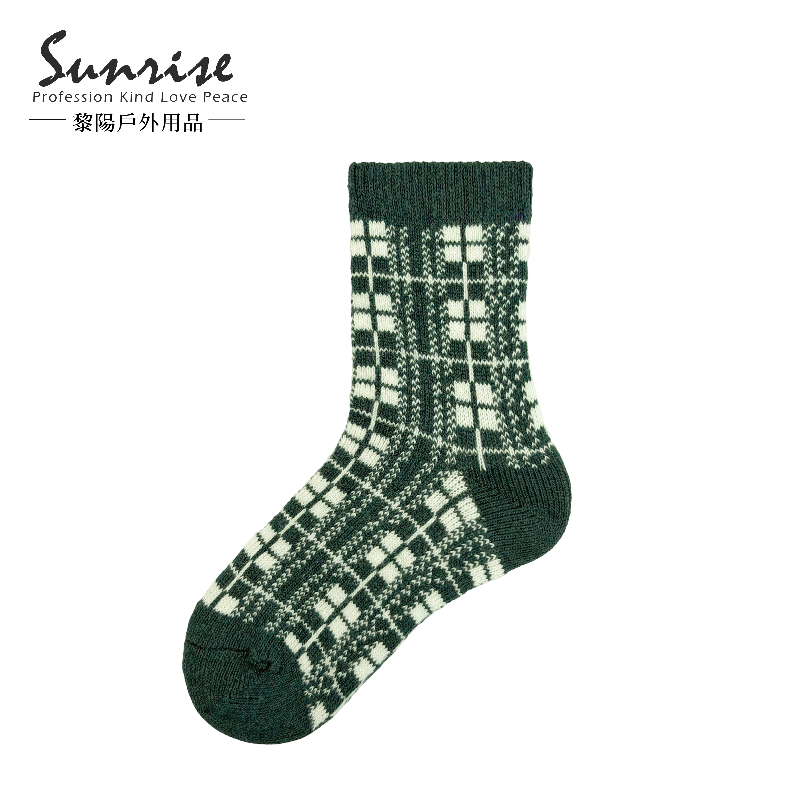 千鳥格中筒羊毛襪 中性款 (10色) 44KK2011