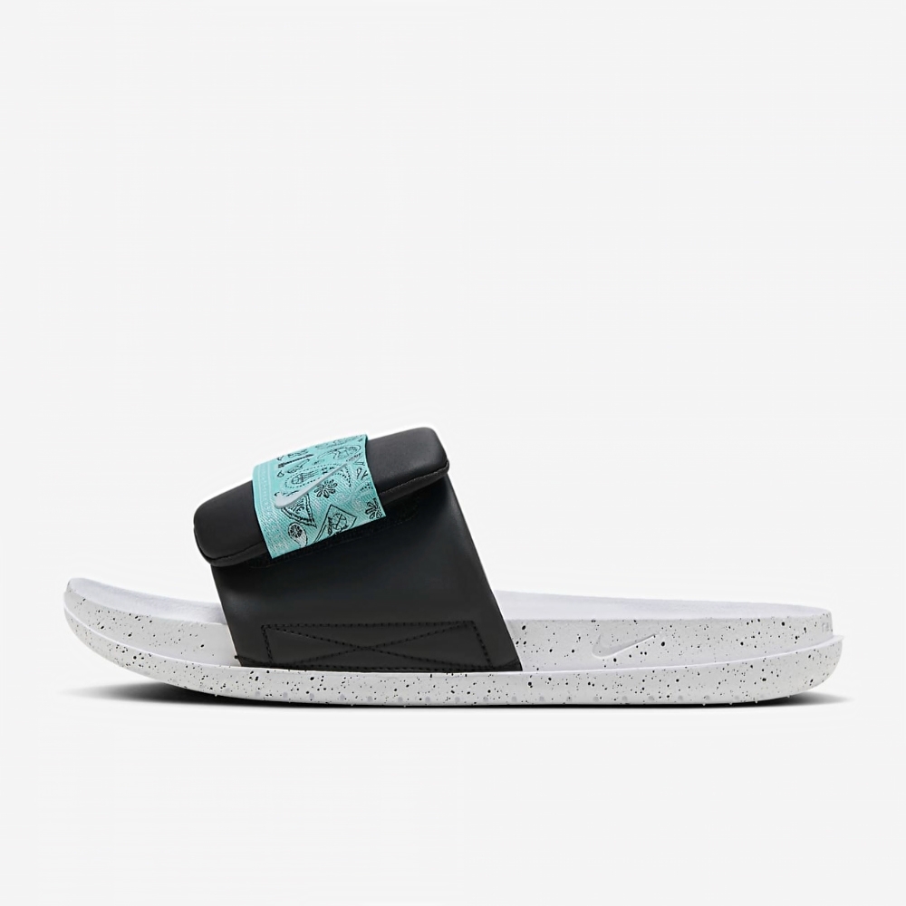 NIKE 拖鞋 男鞋 運動 OFFCOURT ADJUST SLIDE 黑白藍【HF5695-011】