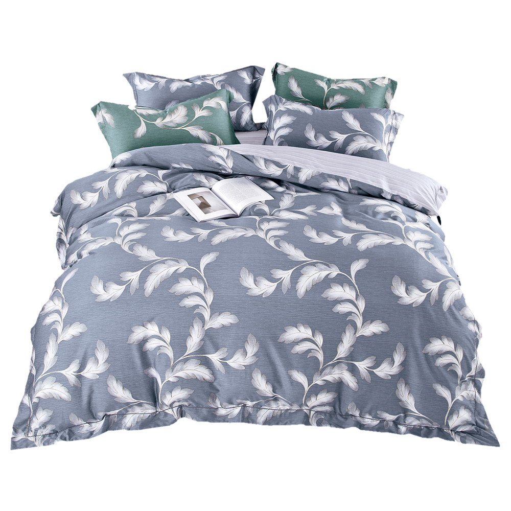 【藍貓BlueCat】60支天絲+純棉驅蚊床包組