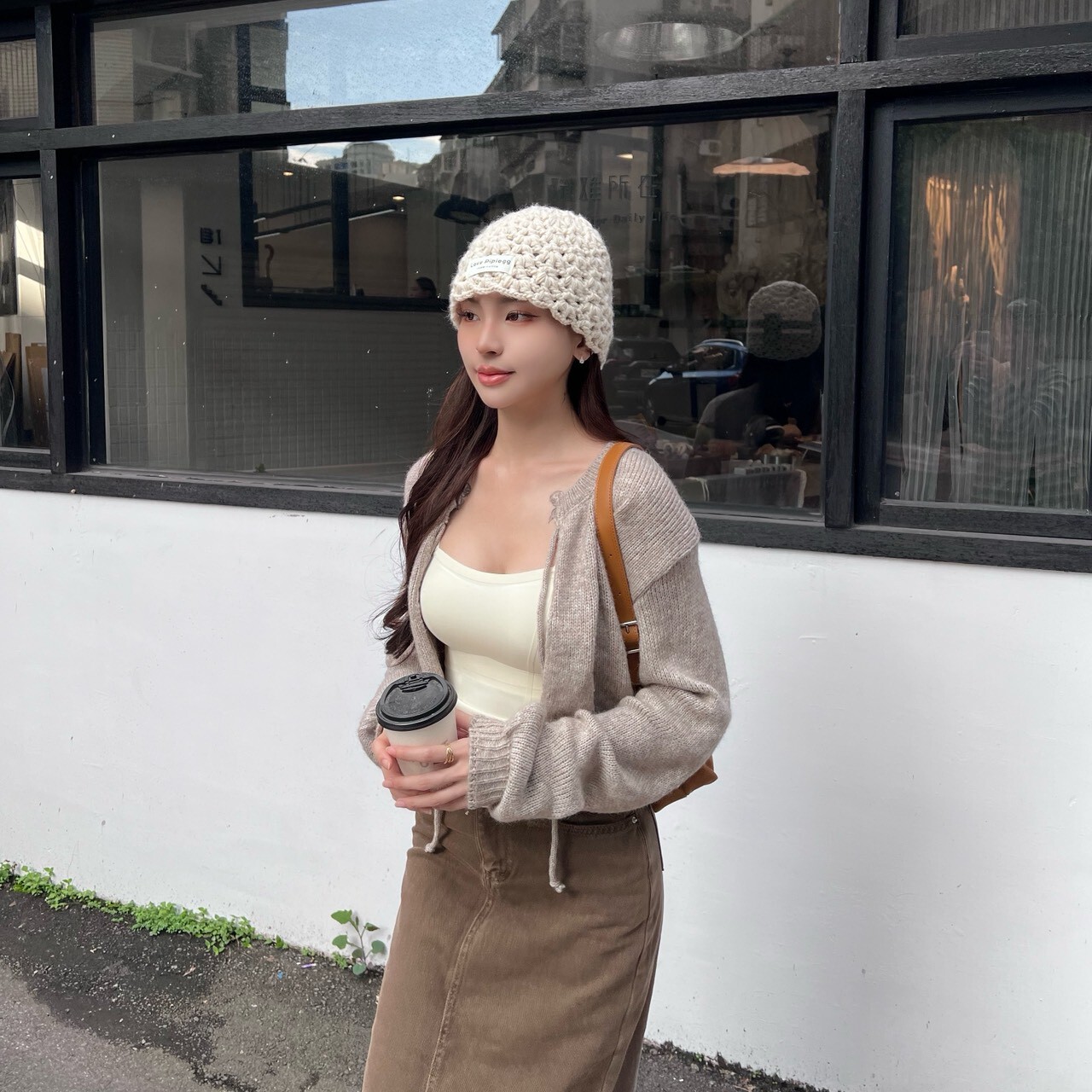 前綁節開衫針織外套/四色