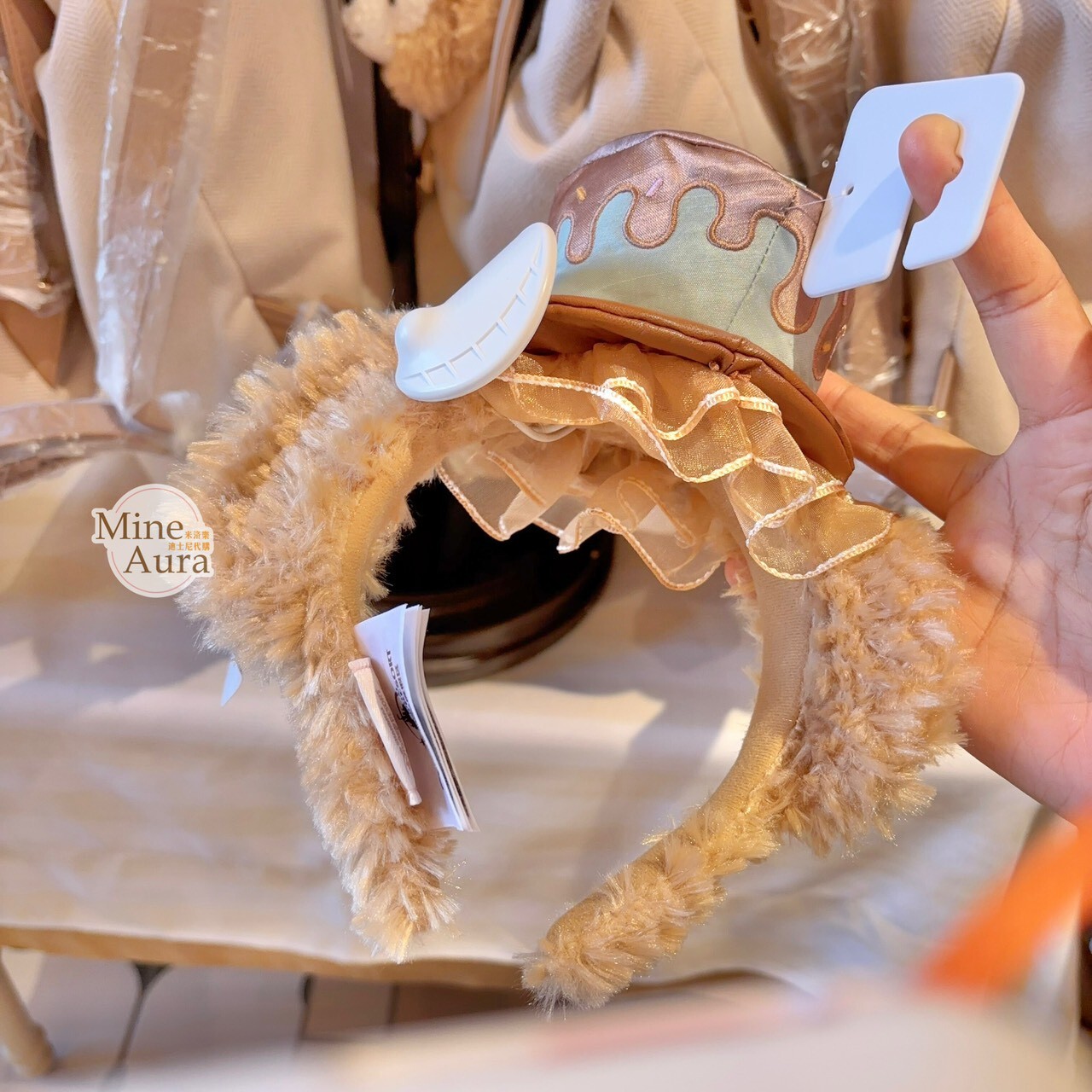 2025 夢幻慶典系列 達菲 Duffy 立體耳朵 造型 髮圈 髮箍 -上海迪士尼樂園