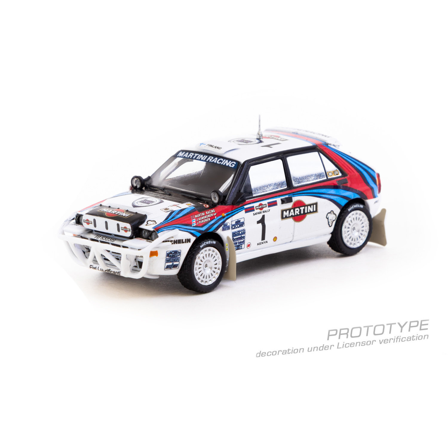 [預訂] Tarmac Works Lancia Delta HF Integrale Safari Rally 1992 Juha Kankkunen /Juha Piironen