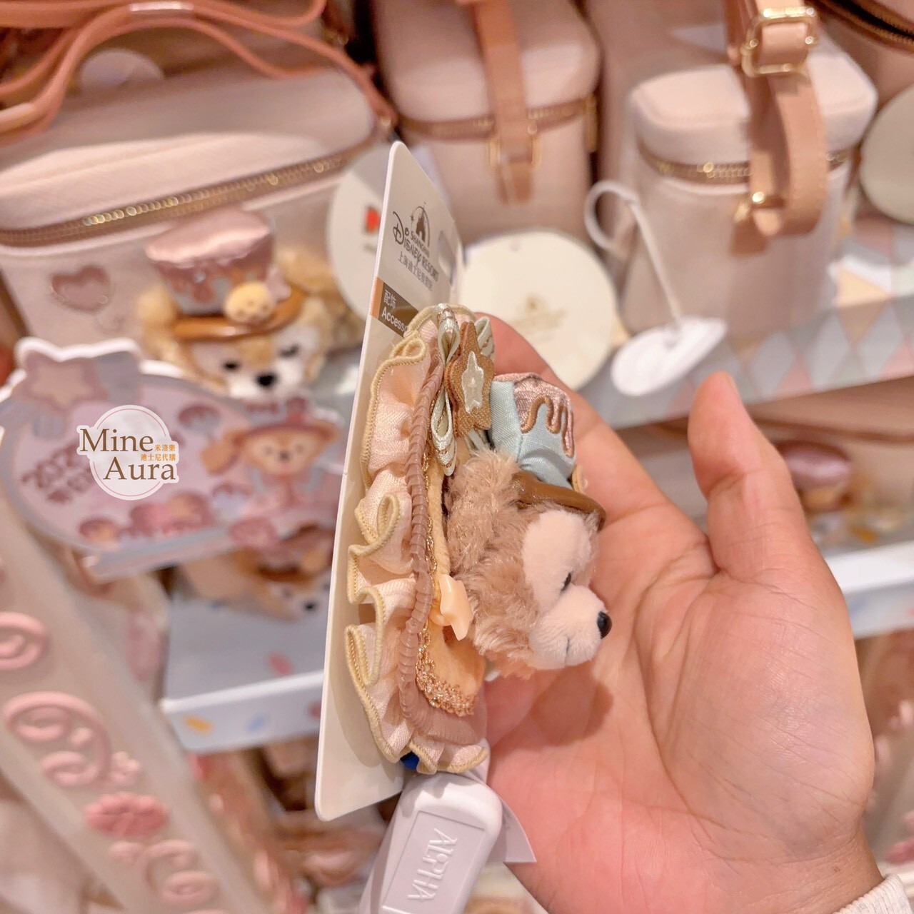 2025 夢幻慶典系列 達菲 Duffy 胸花配飾 髮夾 髮飾 -上海迪士尼樂園