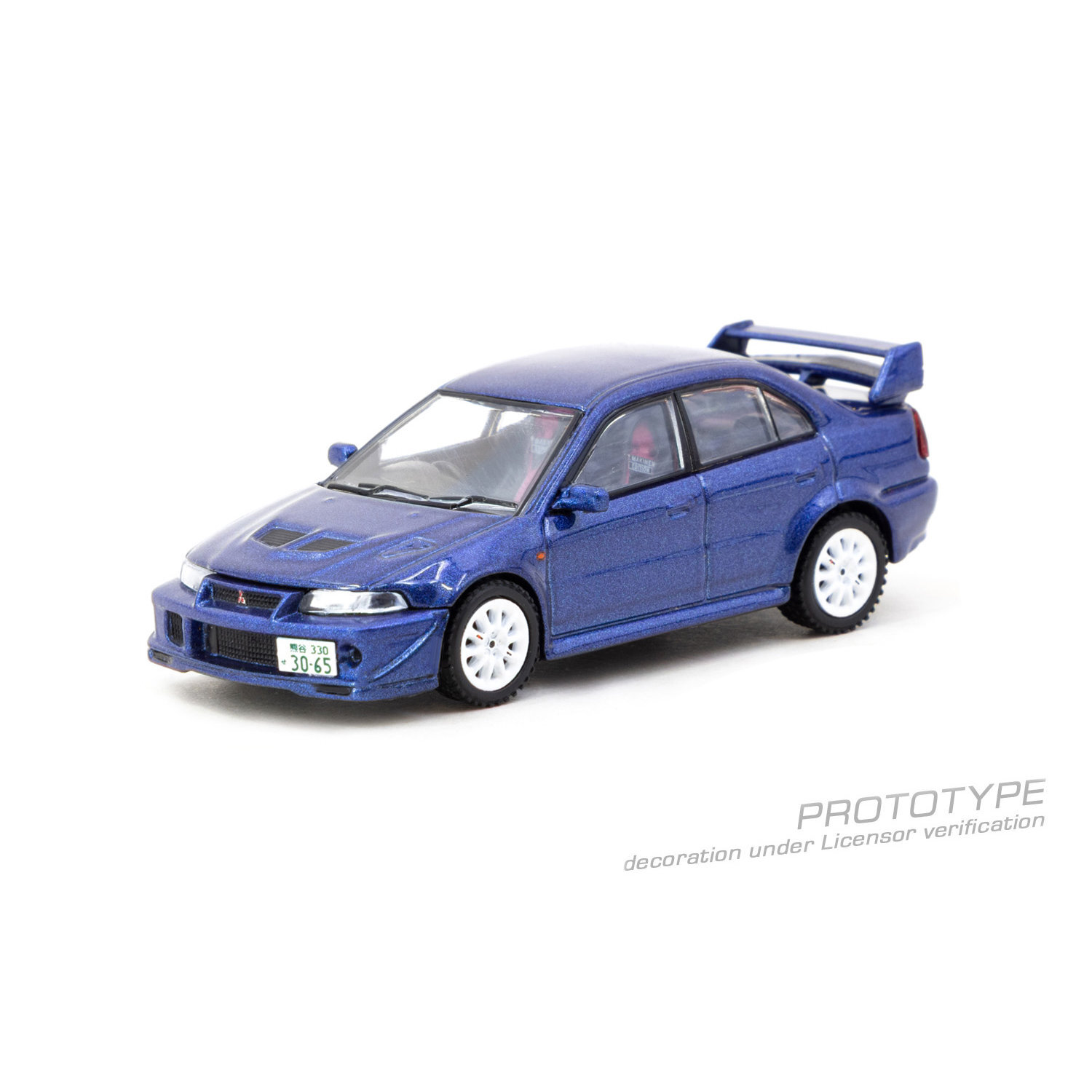 [預訂] Tarmac Works Mitsubishi Lancer Evolution VI Tommi Mäkinen Edition Blue