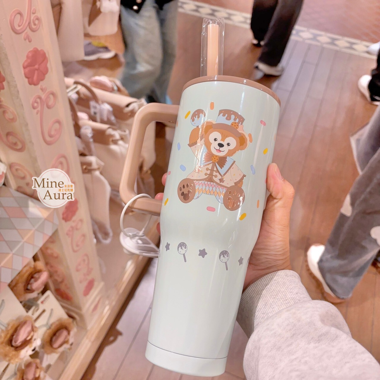 2025 夢幻慶典系列 達菲 Duffy 大容量 吸管 水杯 -上海迪士尼樂園