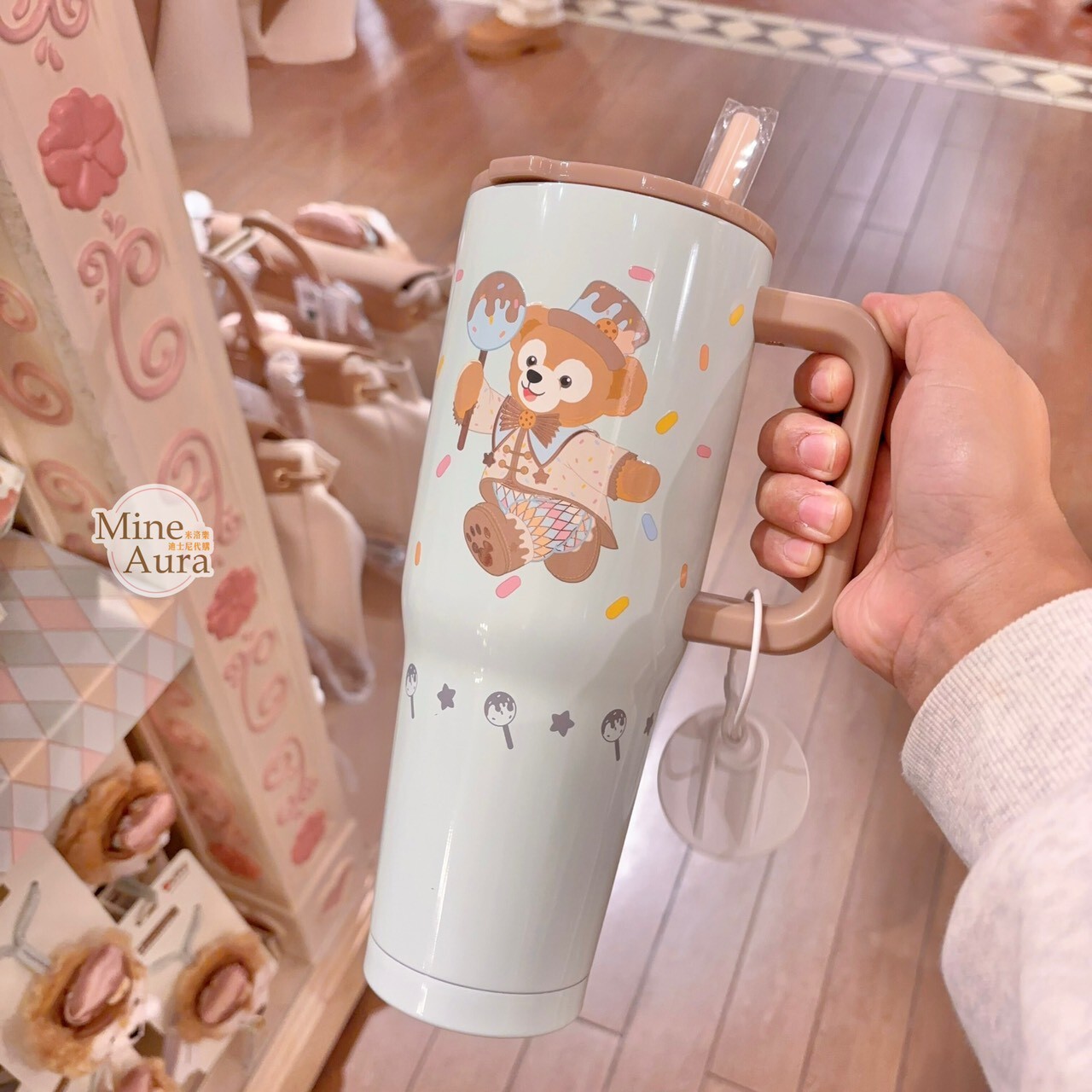 2025 夢幻慶典系列 達菲 Duffy 大容量 吸管 水杯 -上海迪士尼樂園