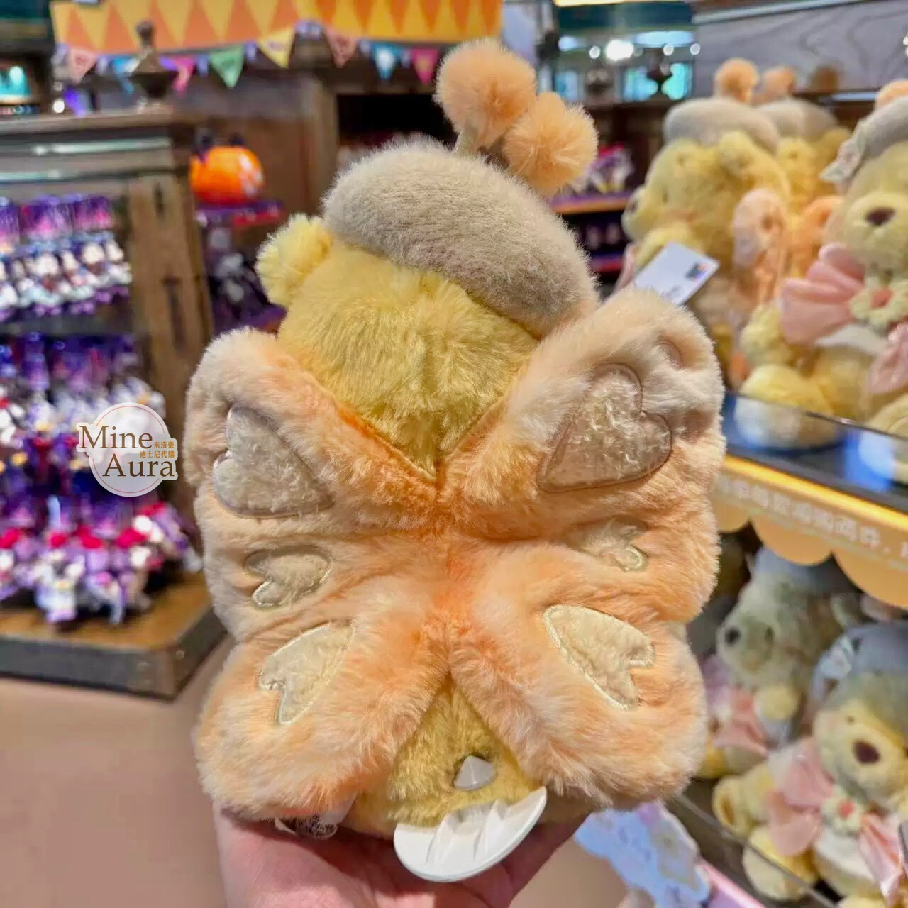 蝴蝶小熊維尼 Winnie the Poo 系列 娃娃 玩偶 -上海迪士尼樂園