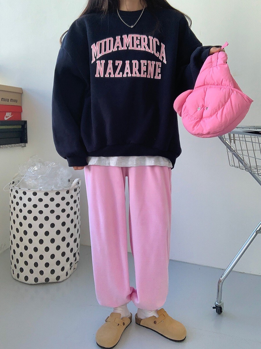 ᴴᴼᵀ ▸▸店長推薦◃◃ 秋冬新款/內磨毛大學t  MANIFEST正韓🇰🇷