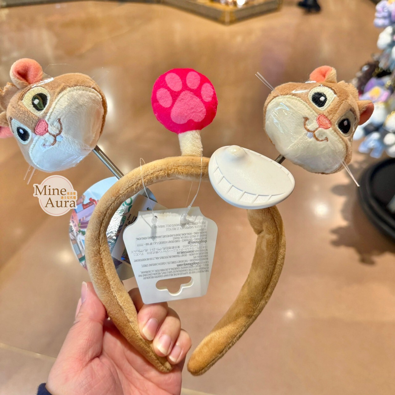 銀行職員 旅鼠 腳丫 冰棒 絨毛 造型 髮圈 髮箍 動物方城市 Zootopia -上海迪士尼樂園