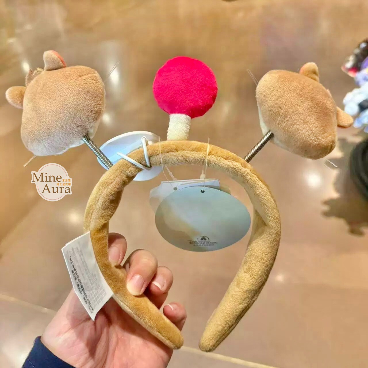 銀行職員 旅鼠 腳丫 冰棒 絨毛 造型 髮圈 髮箍 動物方城市 Zootopia -上海迪士尼樂園