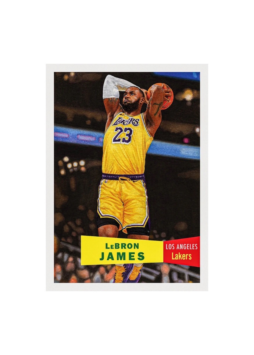 TOPPS 球員卡 LeBron James - 2025-26 NBA Living Set® - Card 1