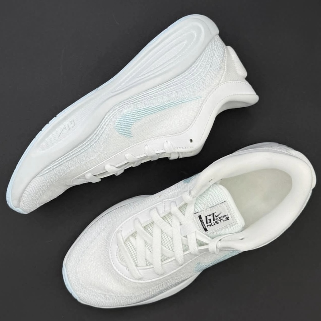NIKE G.T. HUSTLE ACADEMY 白冰川藍 針織 緩震氣墊 運動休閒 籃球鞋 FJ7808-101
