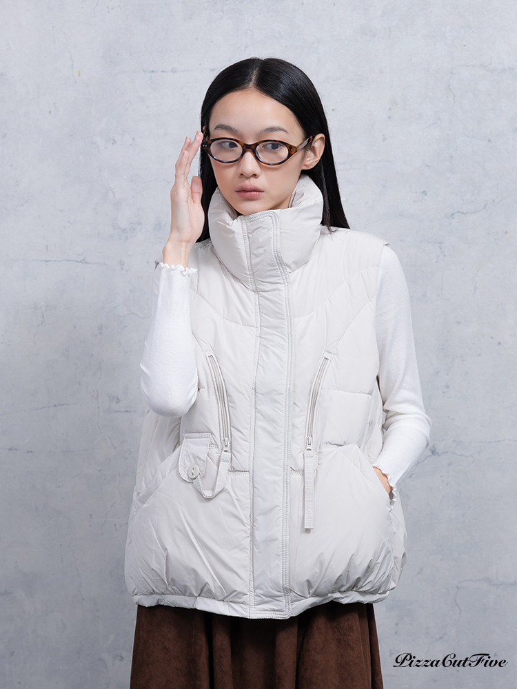 立領羽絨棉背心 PizzaCutFive PCF253411034