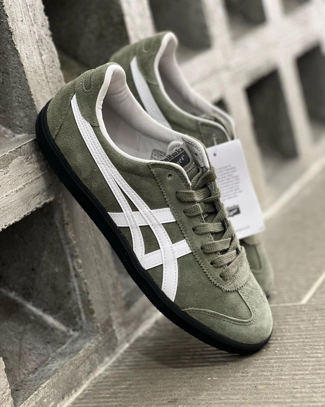 代購-Onitsuka Tiger鬼塚虎 Tokuten  復古德訓鞋 男女同款 墨綠色 1183A907-300