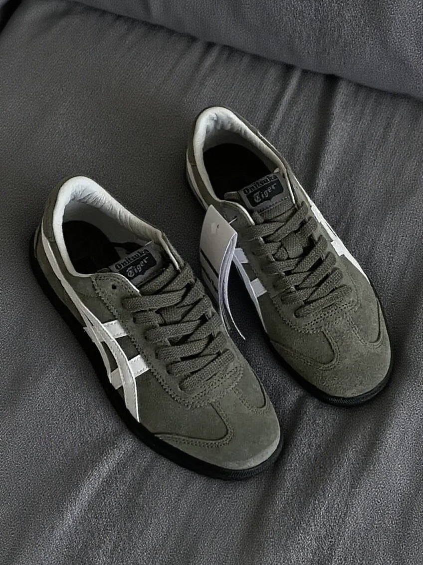 代購-Onitsuka Tiger鬼塚虎 Tokuten  復古德訓鞋 男女同款 墨綠色 1183A907-300