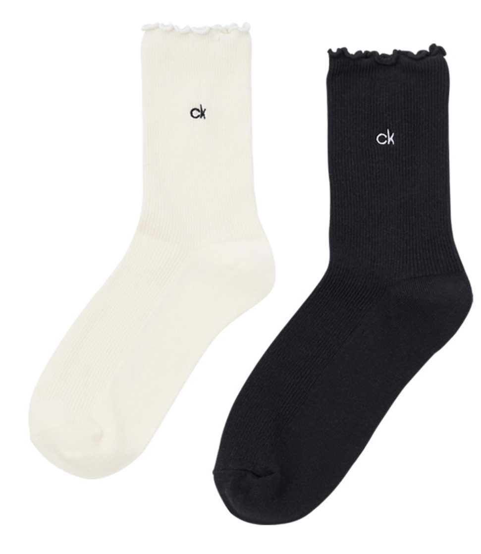 🇯🇵 限定ck捲邊長襪(2雙一組)
