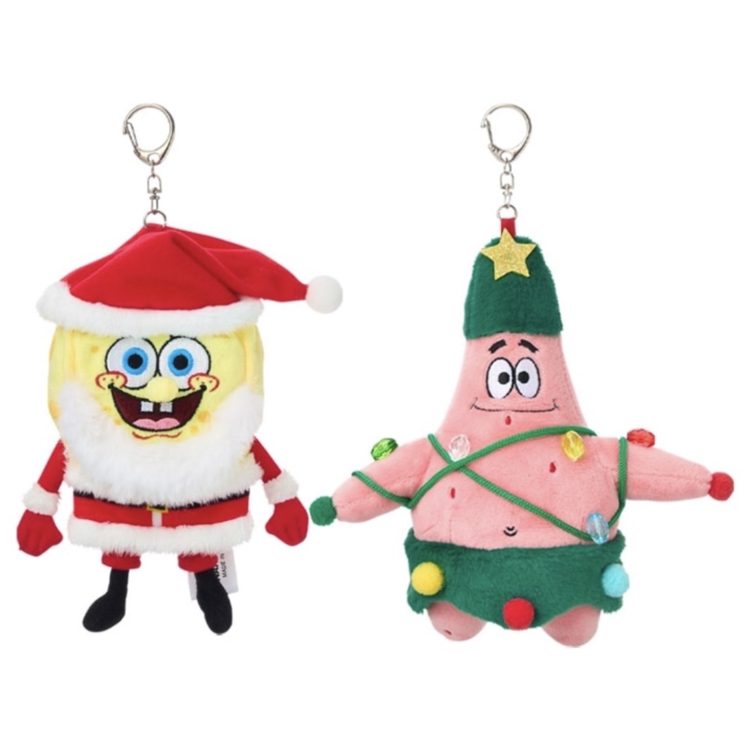 🇯🇵 限定聖誕海綿寶寶/派大星吊飾