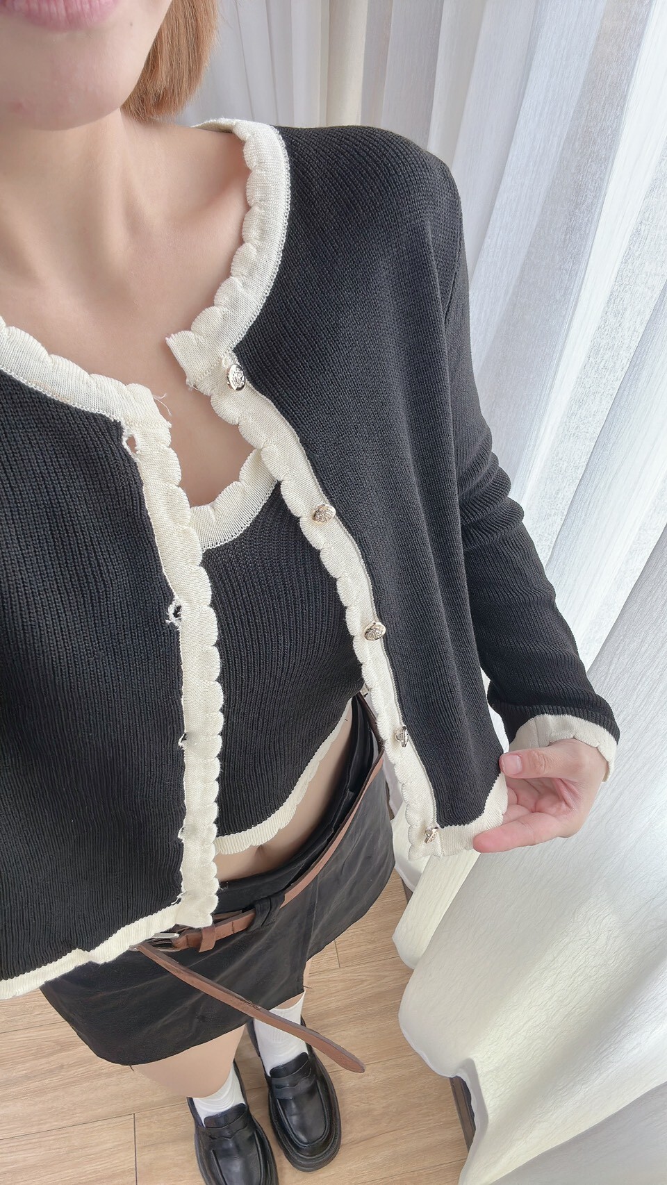 富家千金針織兩件式