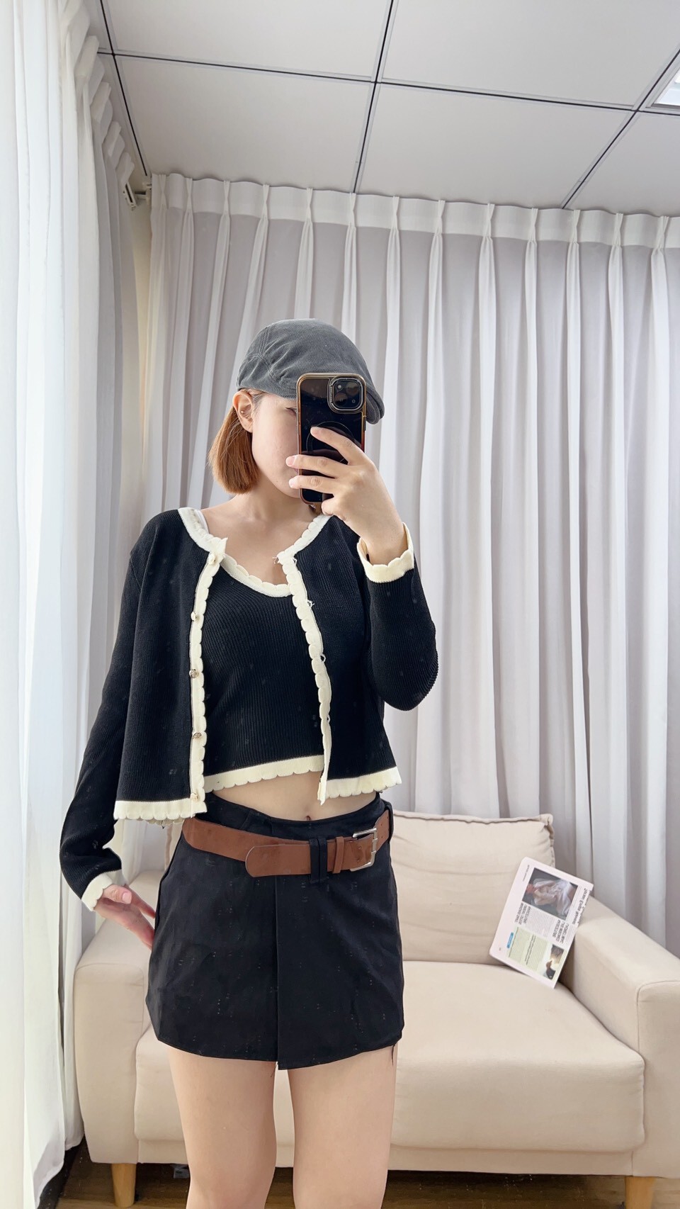 富家千金針織兩件式