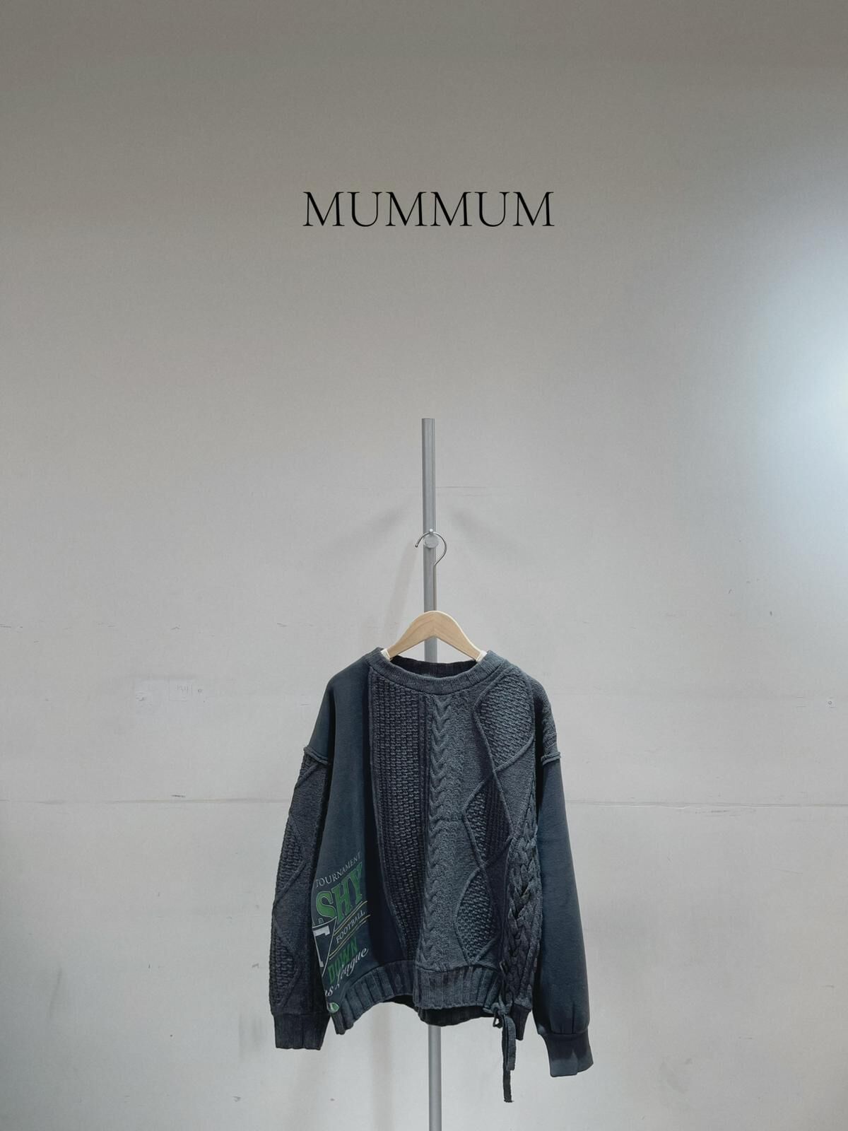 0212811a/個性字母針織衛衣48/44/25