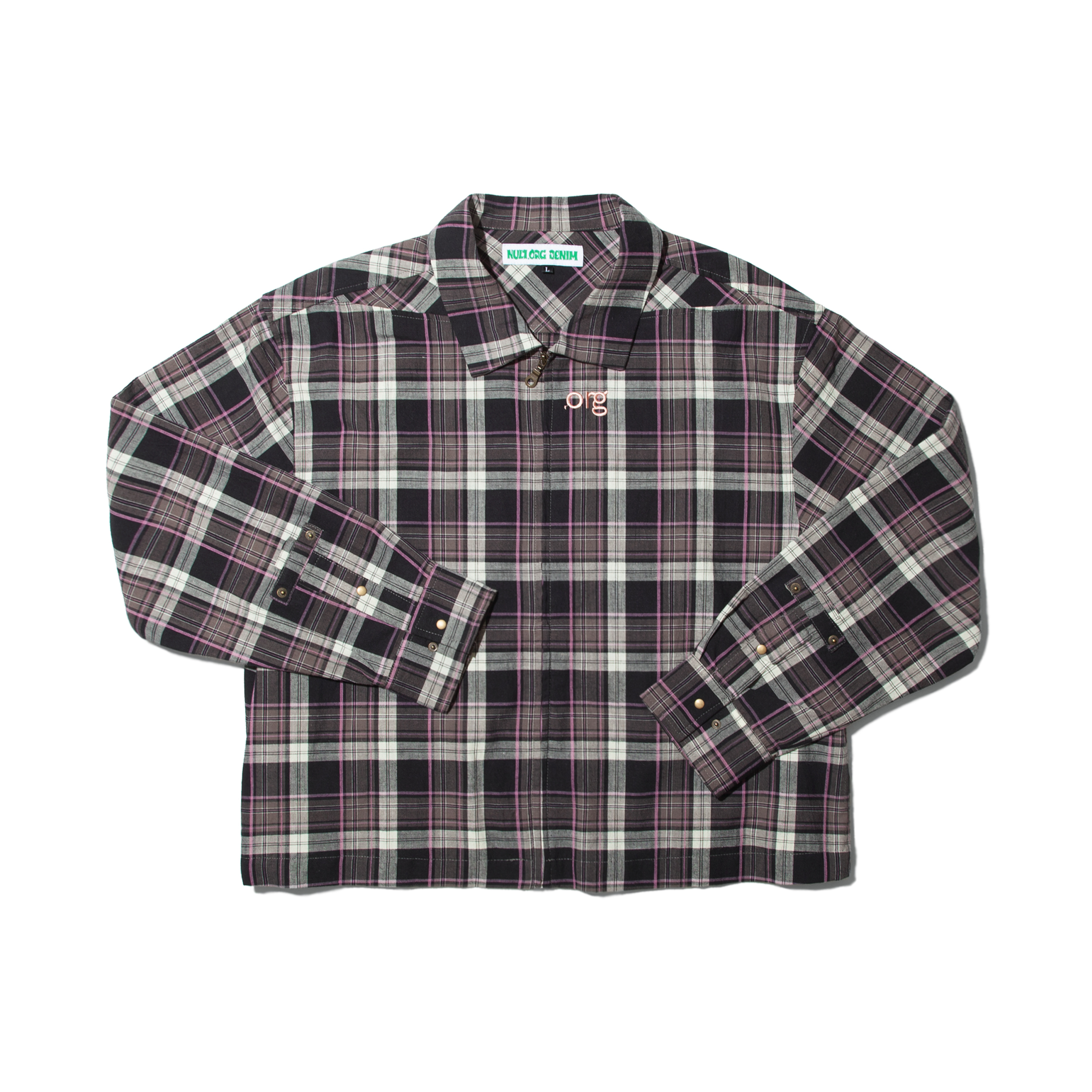 nul1.org ｜(nu-S13) - DEI Zip Shirt (Black)