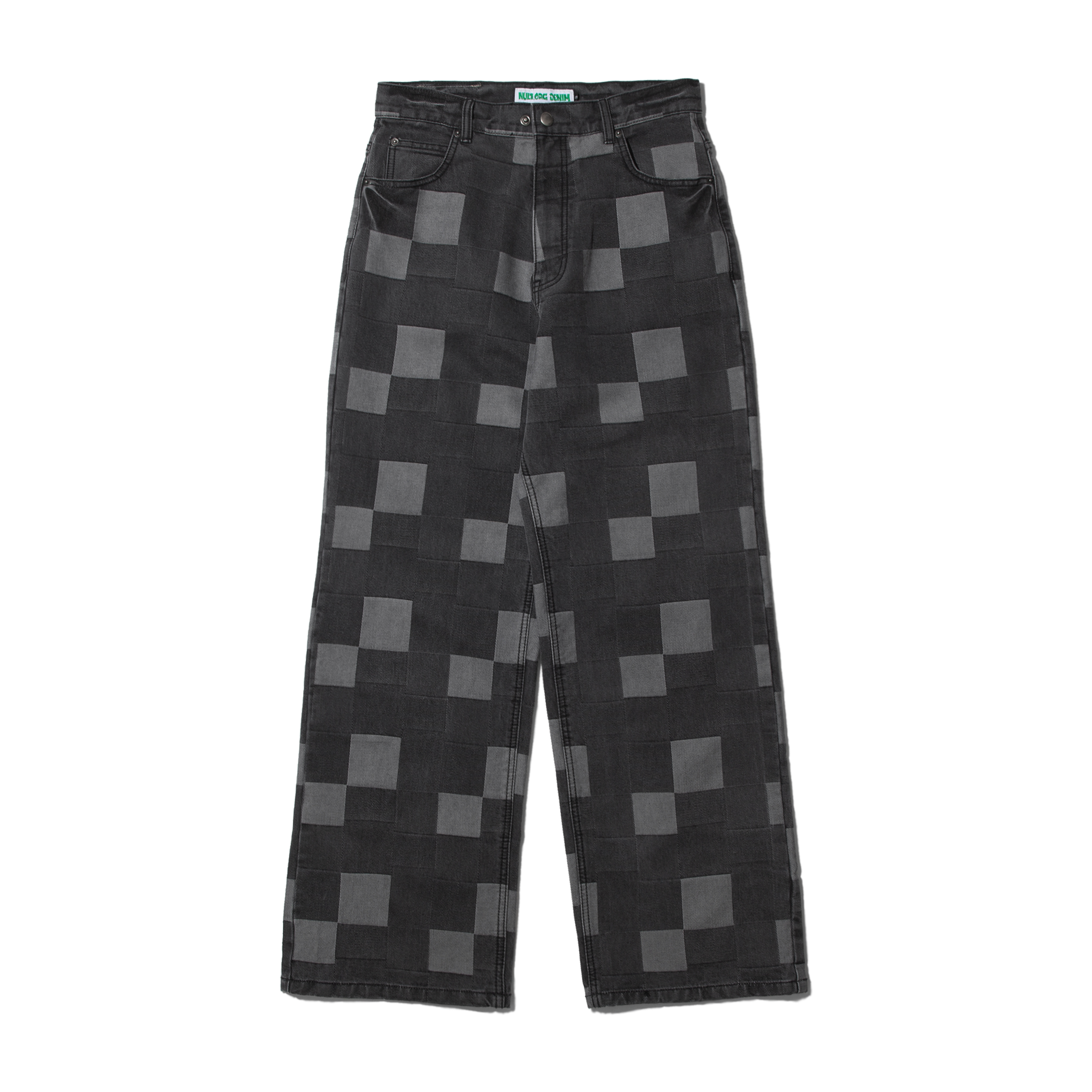 nul1.org ｜(nu-P47) - 2017 Check Jeans (Black)