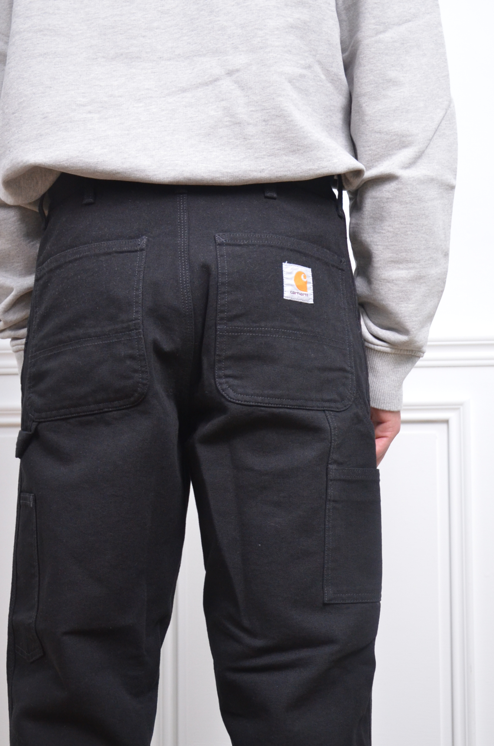 Carhartt Wip Single Knee Pants 長褲-黑【I03149732 8902】