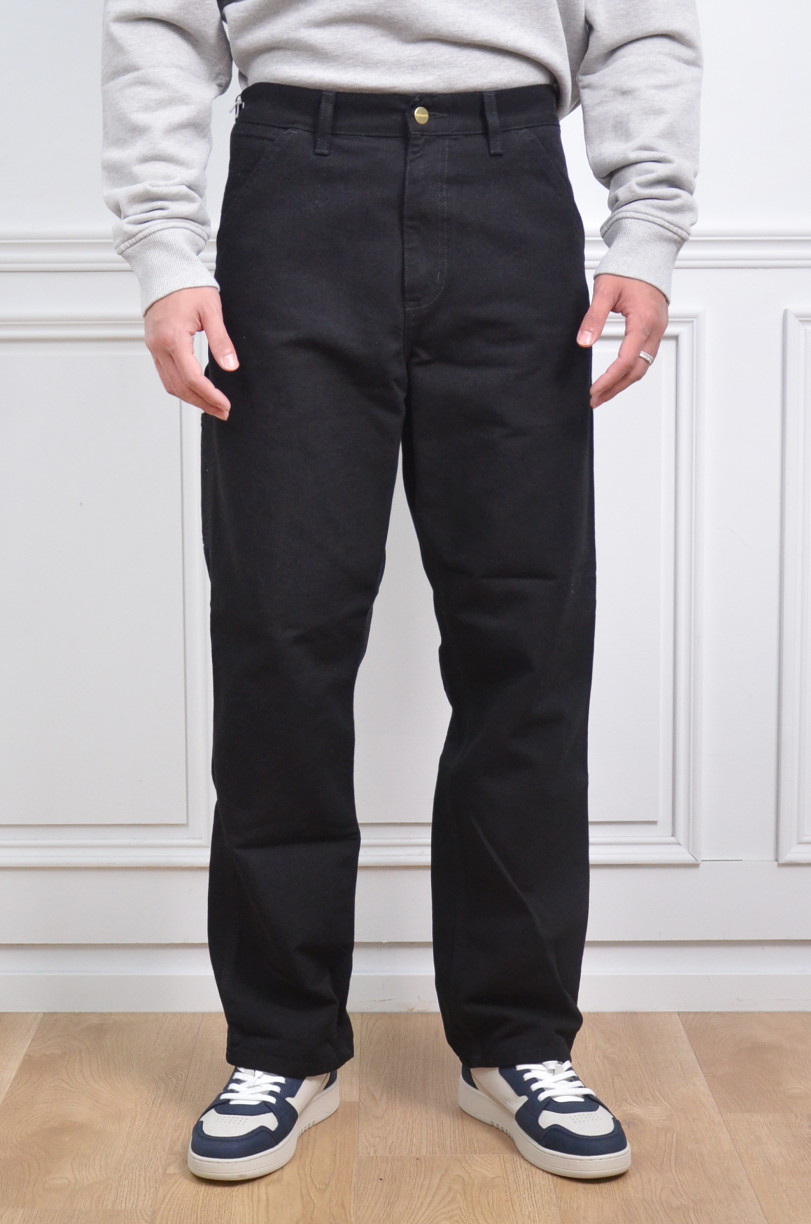 Carhartt Wip Single Knee Pants 長褲-黑【I03149732 8902】