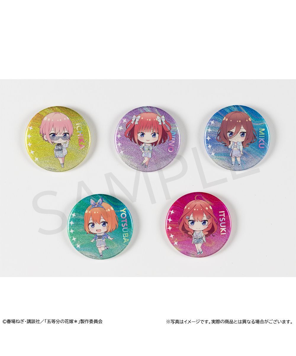 預購-「五等分的新娘＊」集換式閃亮亮徽章Q版 BOX販售【日本進口精品】