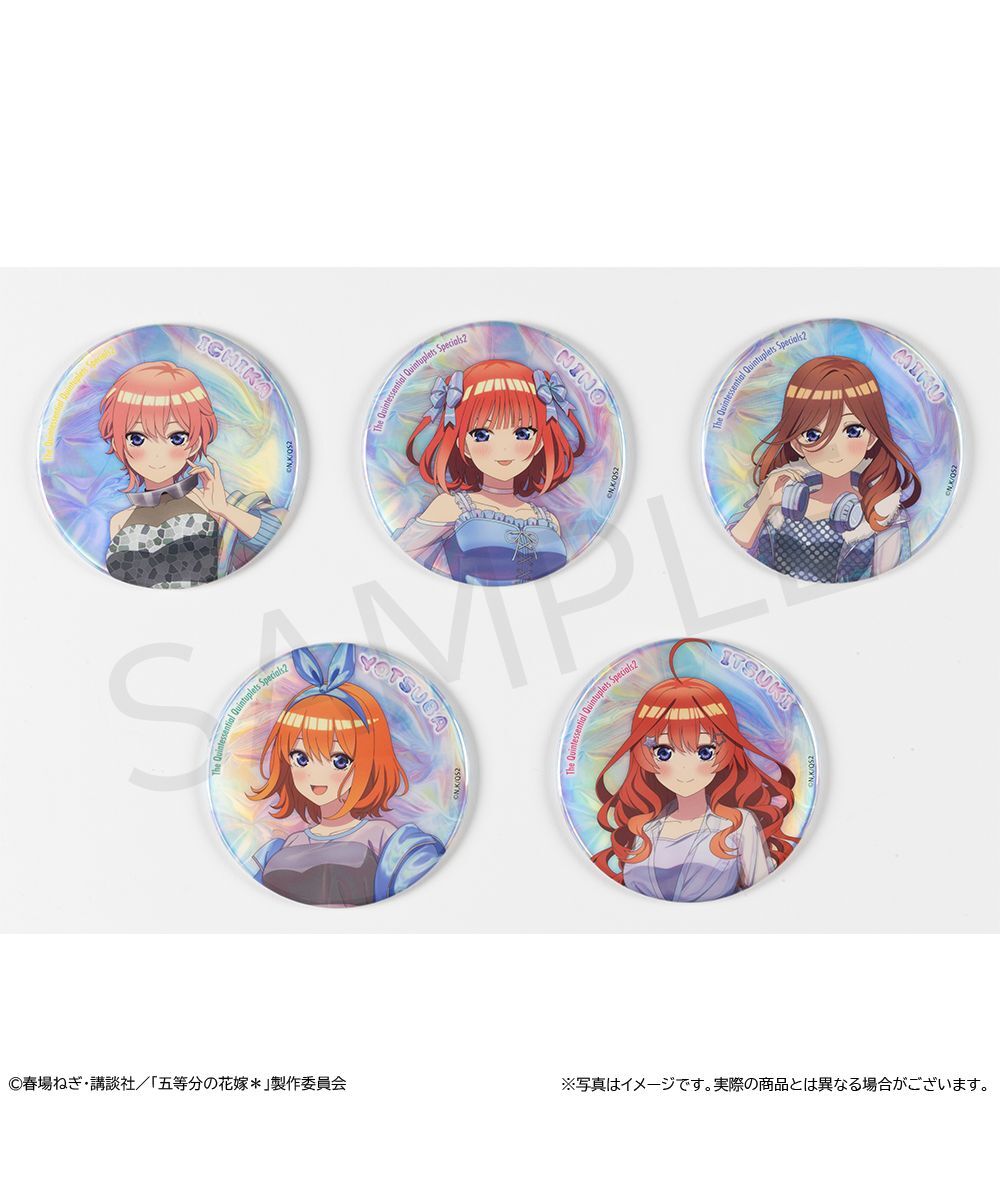 預購-「五等分的新娘＊」大尺寸閃亮亮徽章 系列【日本進口精品】