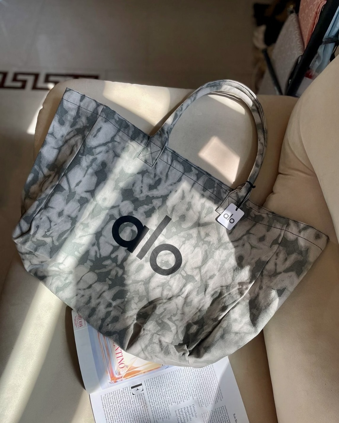 <極限量!!!> alo 大容量 帆布托特包