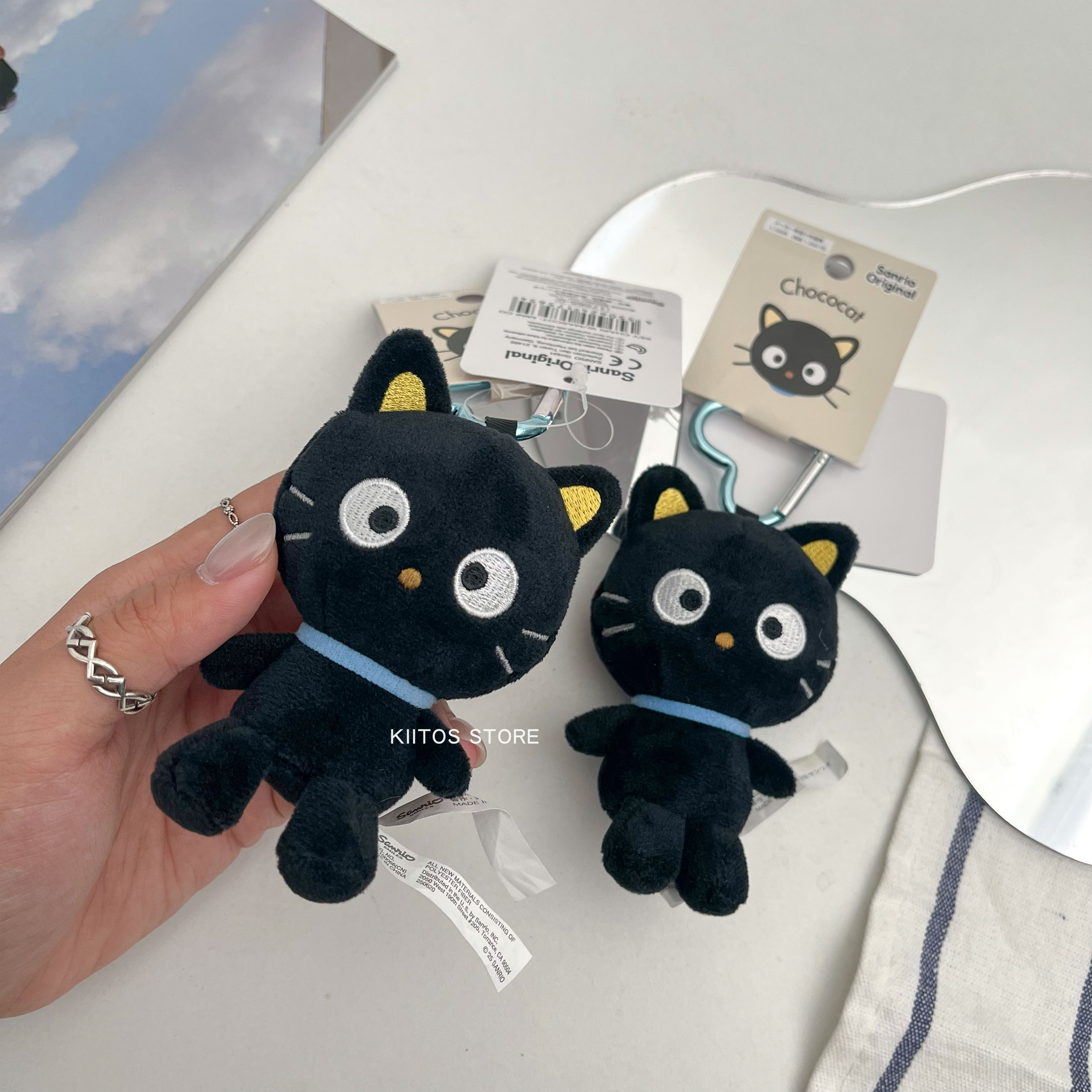 【現貨】日本代購🇯🇵 Sanrio 正版 巧克貓 愛心扣 吊飾 包包掛件