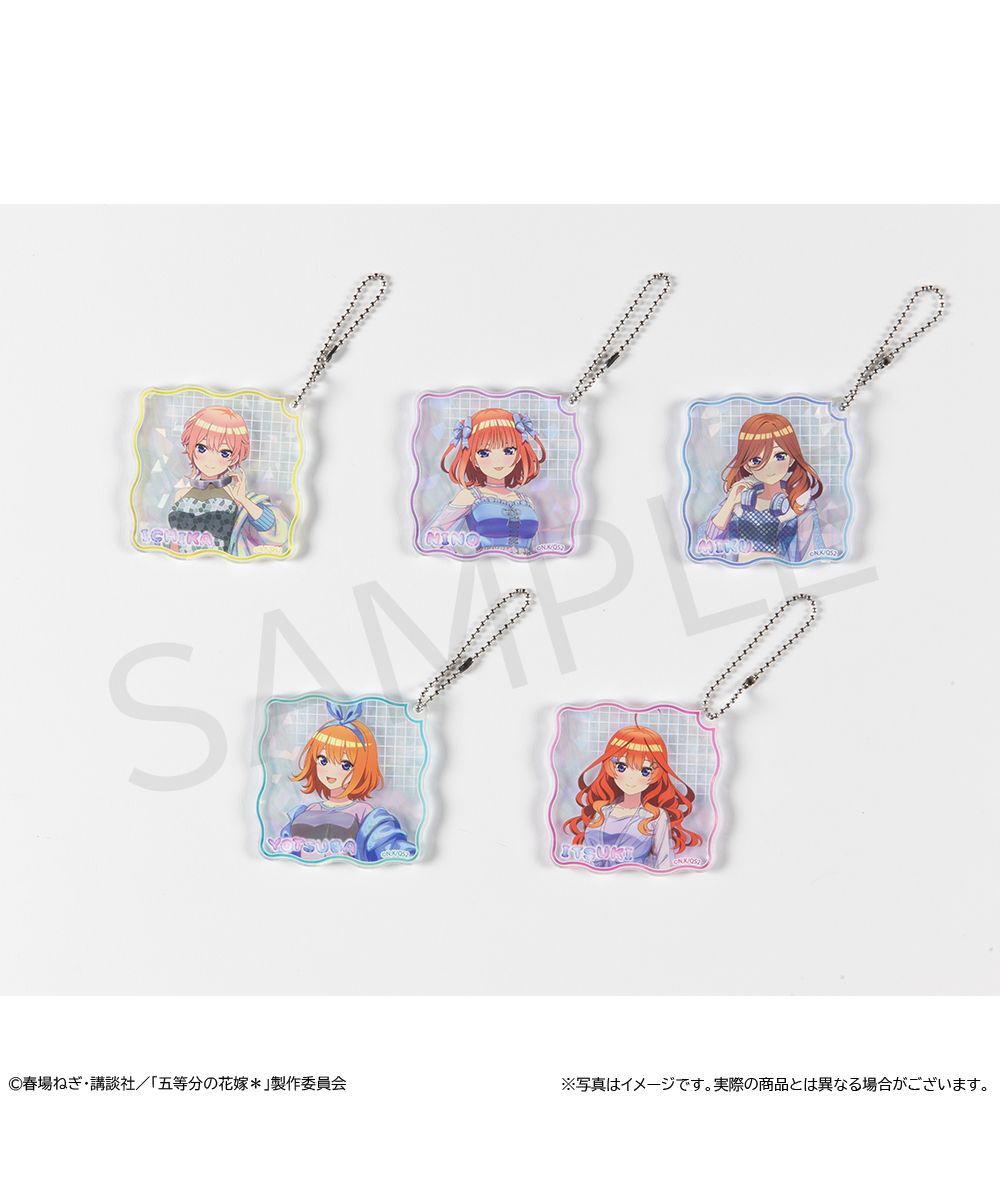 預購-「五等分的新娘＊」閃亮亮壓克力鑰匙圈 系列【日本進口精品】