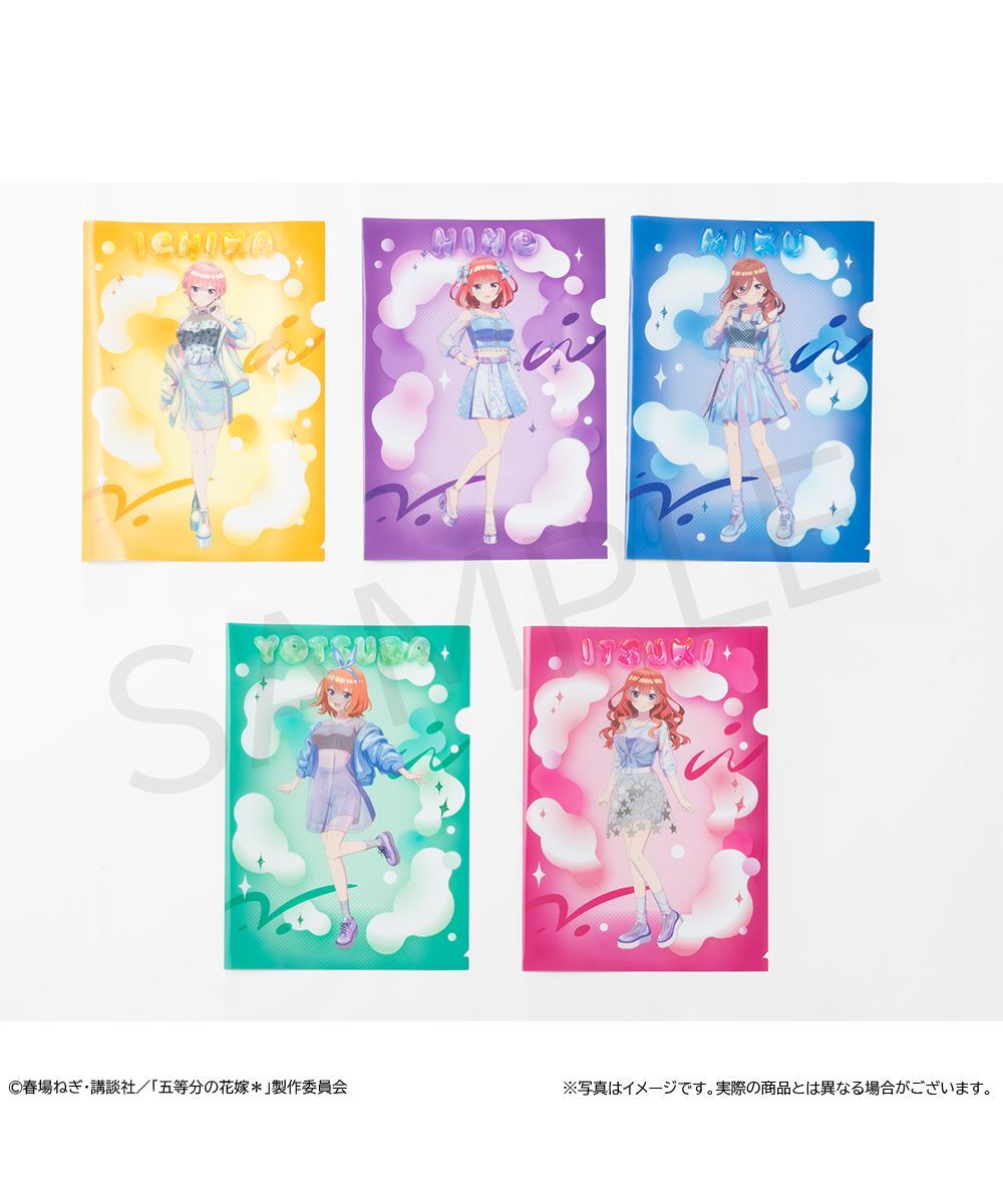 預購-「五等分的新娘＊」A4 File夾 Y3K 系列【日本進口精品】