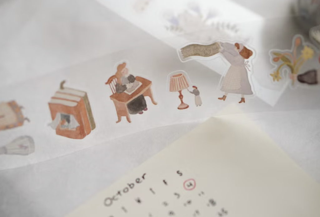 森空｜on the DESK 亮面割型PET膠帶